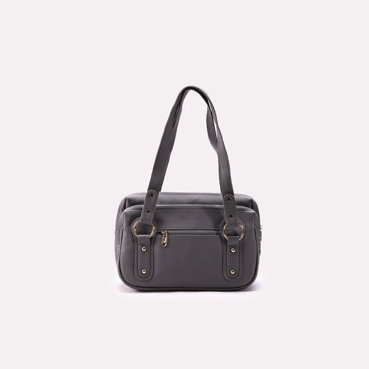 Casual Shoulder Bags Grey 0331489