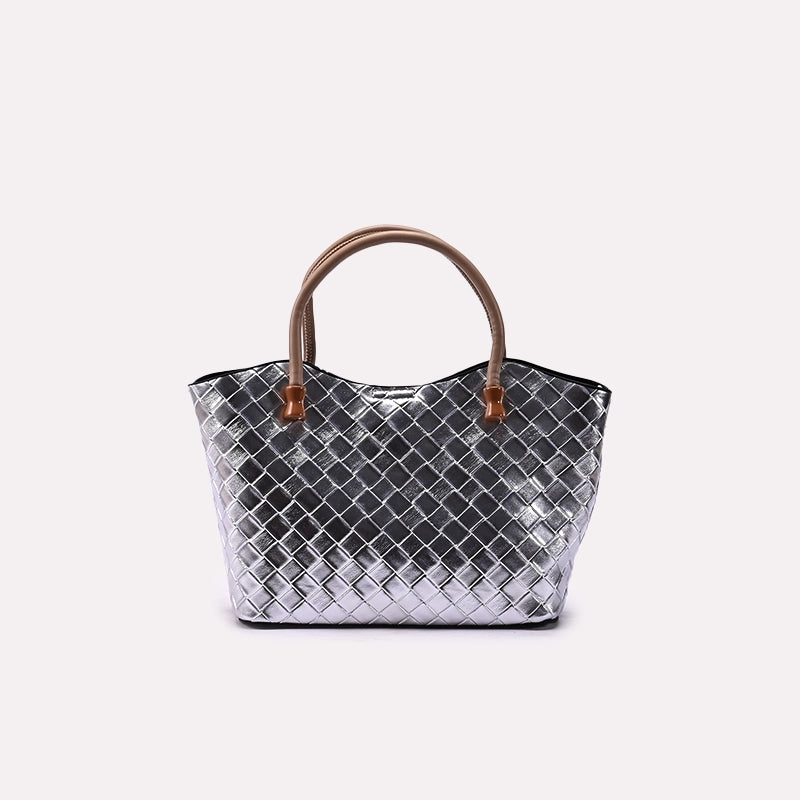 Casual Shoulder Bags Silver 0331460