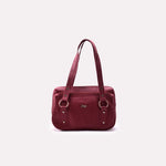 Casual Shoulder Bags Maroon 0331489