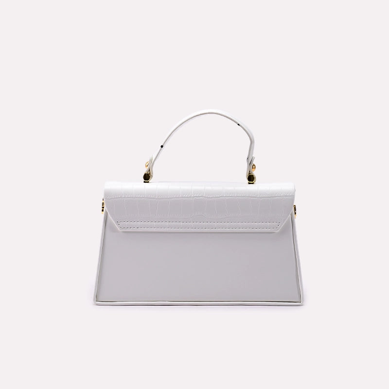 White Casual Hand Bags 0322009
