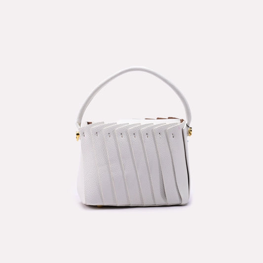 White Casual Hand Bags 0322019