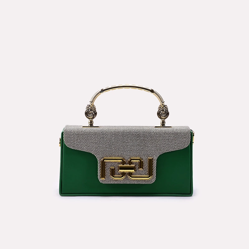 Green Casual Hand Bags 0322001
