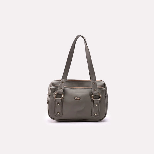 Casual Shoulder Bags Light Gray 0331489