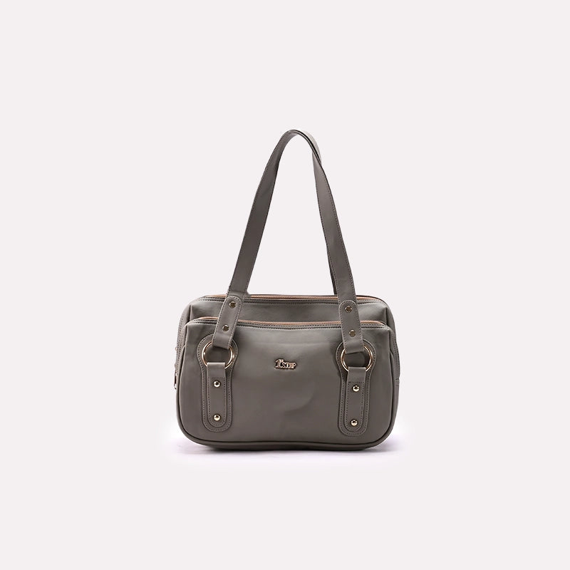 Casual Shoulder Bags Light Gray 0331489