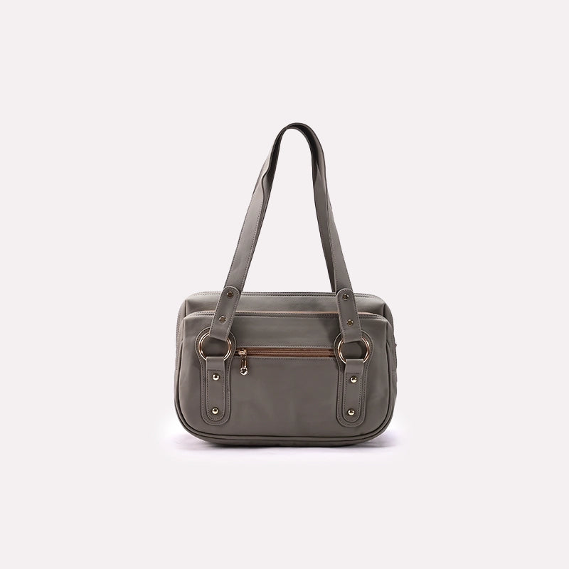 Casual Shoulder Bags Light Gray 0331489