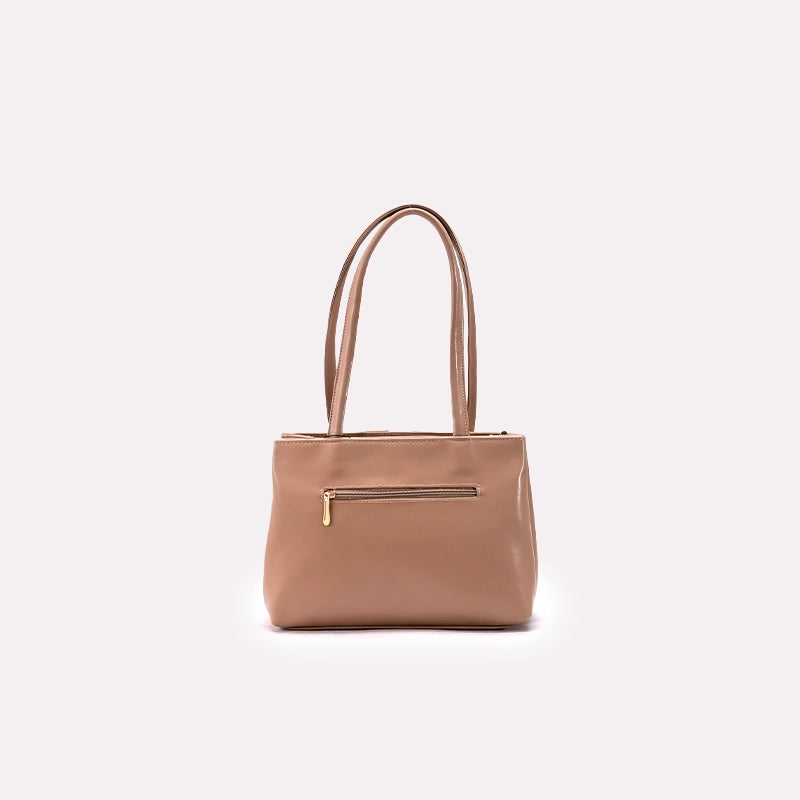 Casual  Shoulder Bags Light Brown 0331554