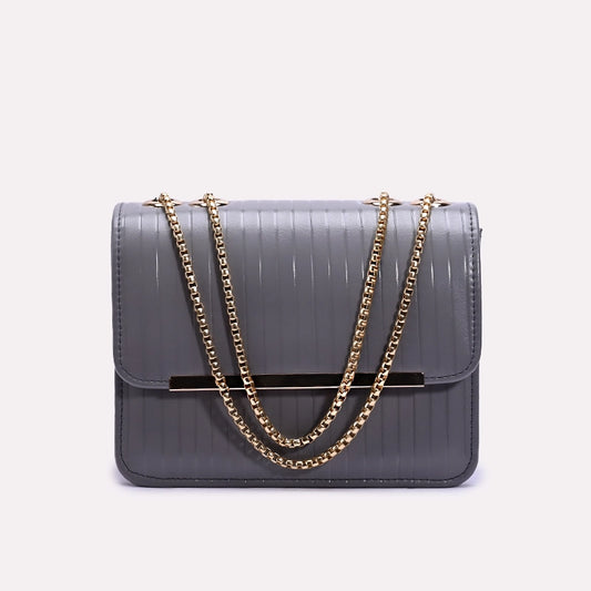 Gray Casual Hand Bags 0321752