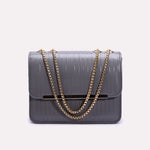Gray Casual Hand Bags 0321752