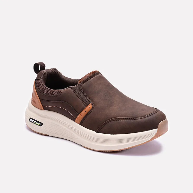 Brown Slip On Comfy Sneakers 0120559