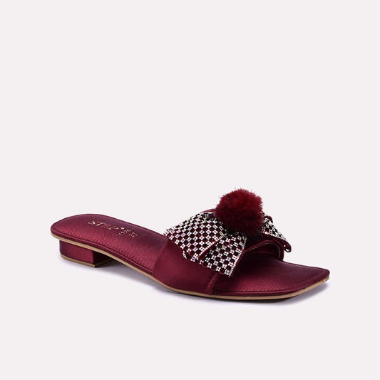 Fancy Slipper Maroon 0412656