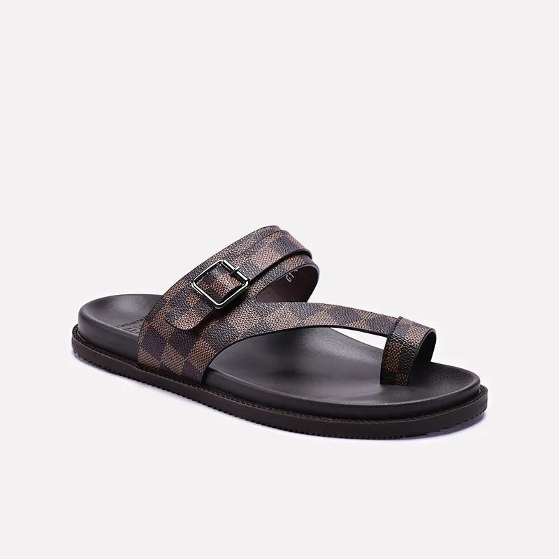 Brown Mens Casual Slippers 0151123