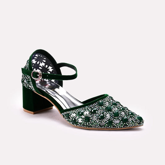 Bridal Court Shoes Green 0450100