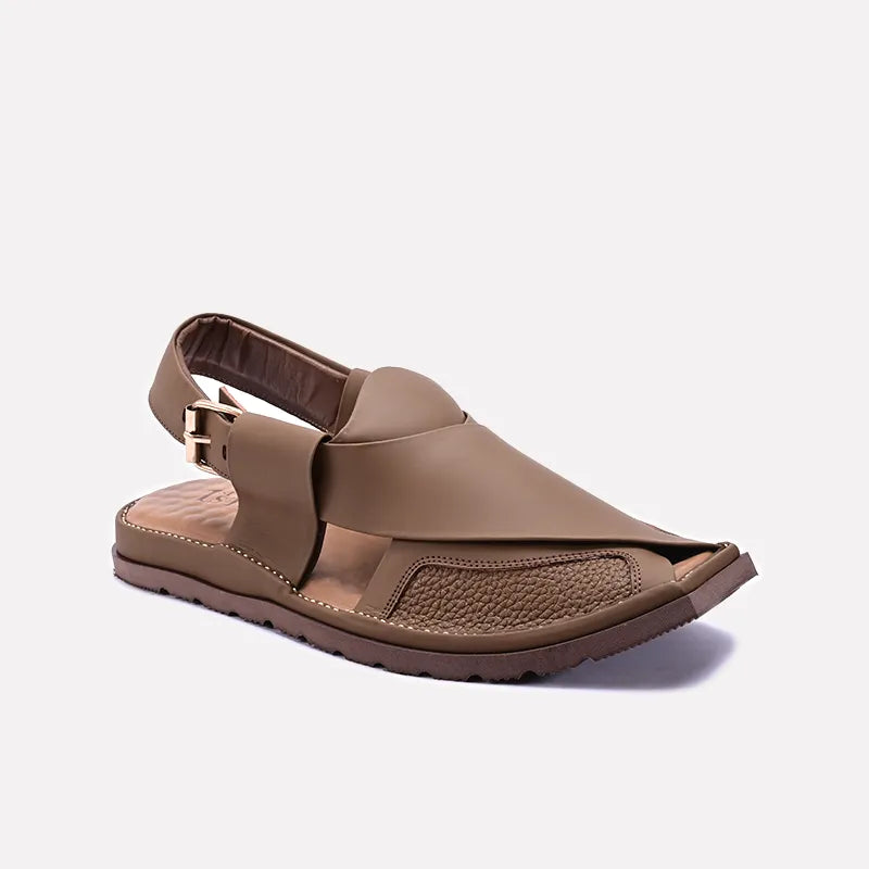 Khaki Peshawari Chappal