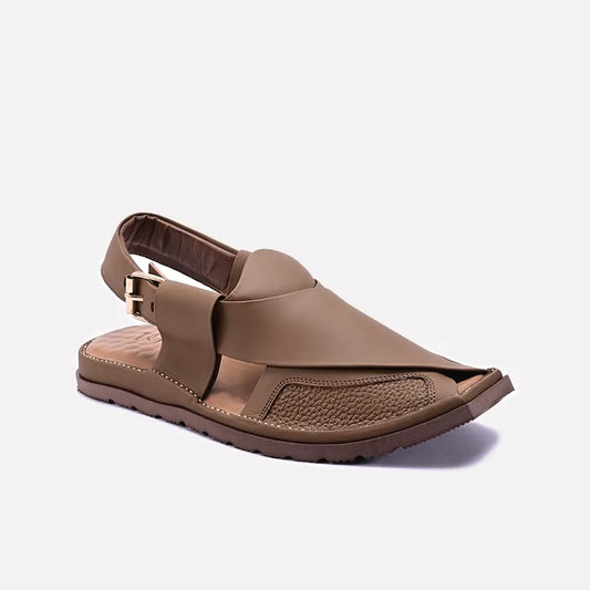 Khaki Peshawari Chappal