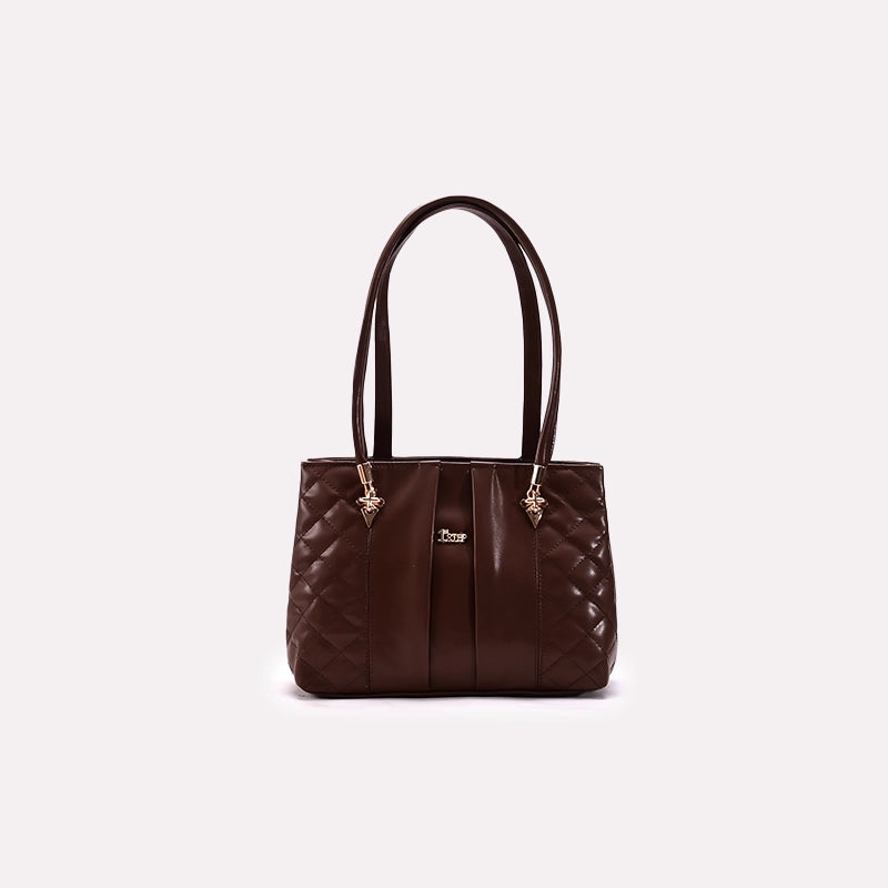 Casual  Shoulder Bags Brown 0331554