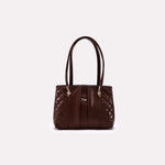 Casual  Shoulder Bags Brown 0331554