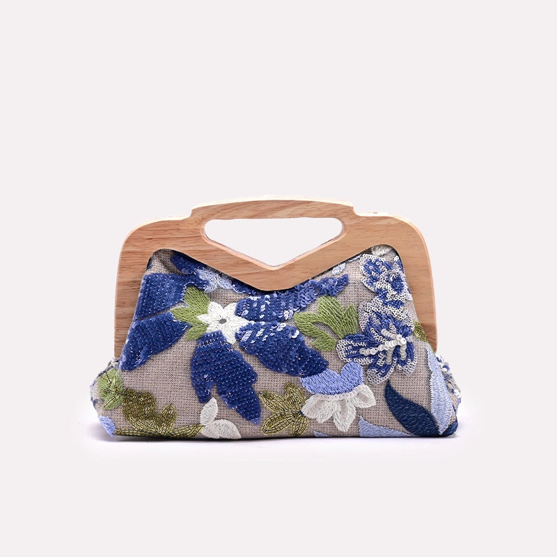 Blue Ladies Casual Clutch 0315787