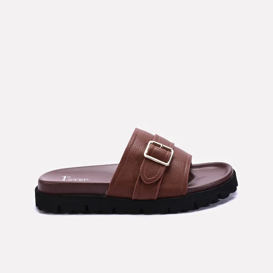 Mustard Casual Slides