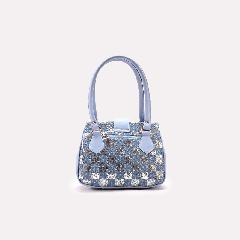 Casual  Shoulder Bags Light Blue 0331518