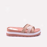 Peach Womens Casual Platform Slippers 0413130