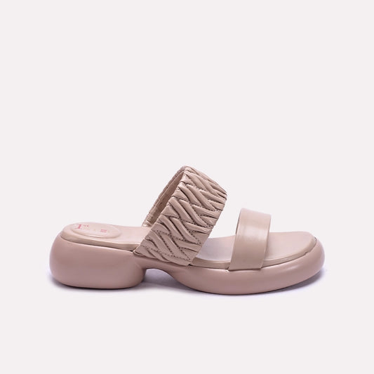 Fawn Chunky Casual Slippers 0412899