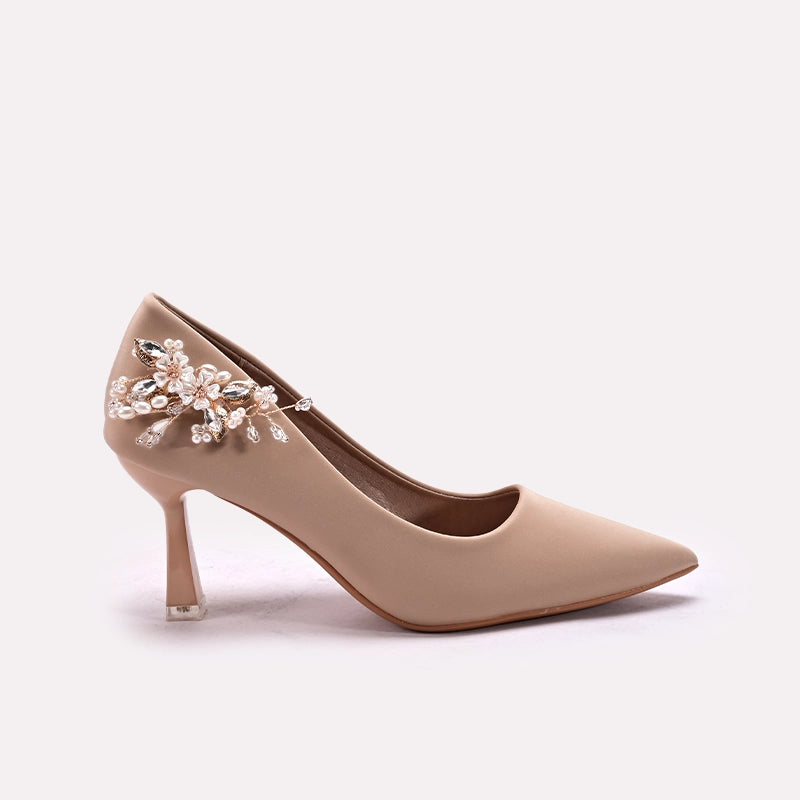 Fancy Court Shoes Fawn 0450156