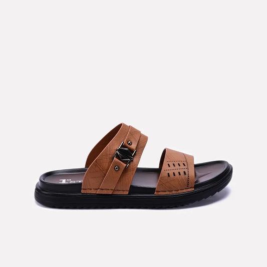 Mens Mustard Comfy Casual Slippers