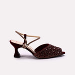 Bridal Court Shoes Maroon 0450094