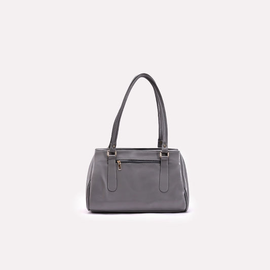 Gray Casual Shoulder Bags 0331064