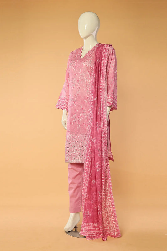 Blush 3 Pc Printed Lawn Suit 15D0098