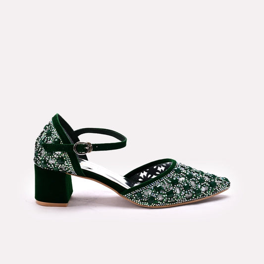Bridal Court Shoes Green 0450100