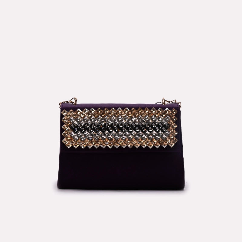 Casual Hand Bags Purple 0322022