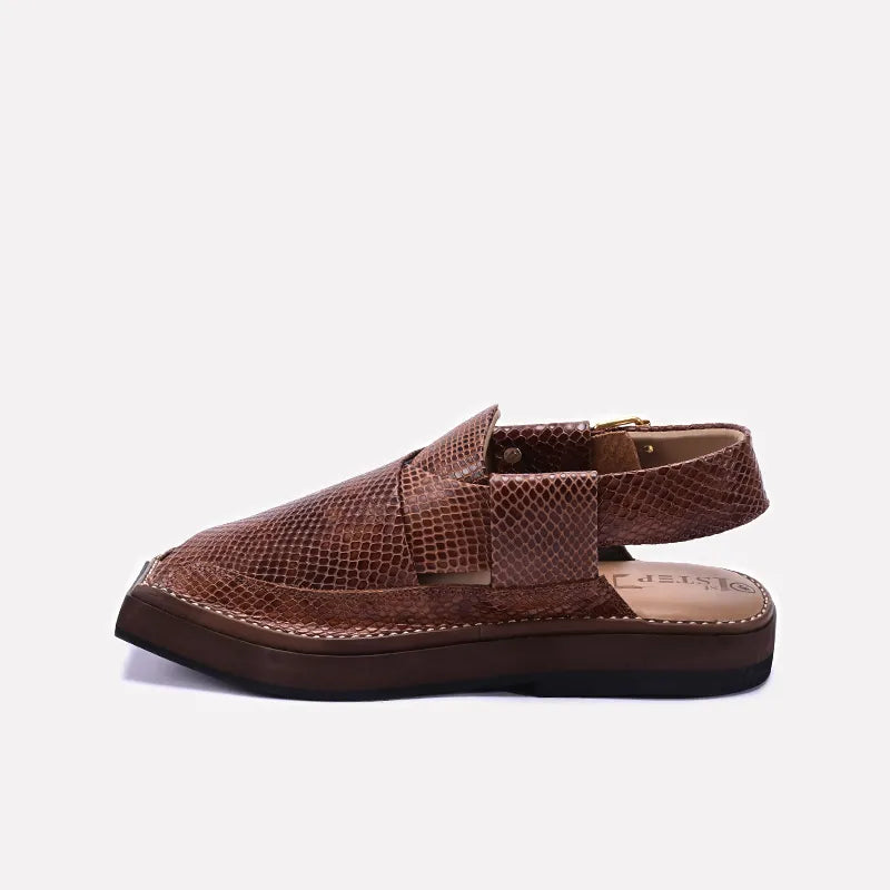 Brown Kaptan Peshawari Sandal 0140746