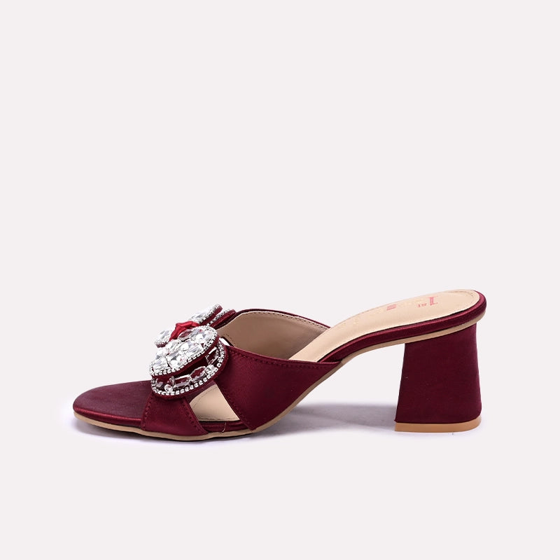 Maroon Fancy Slippers 0412760