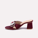 Maroon Fancy Slippers 0412760