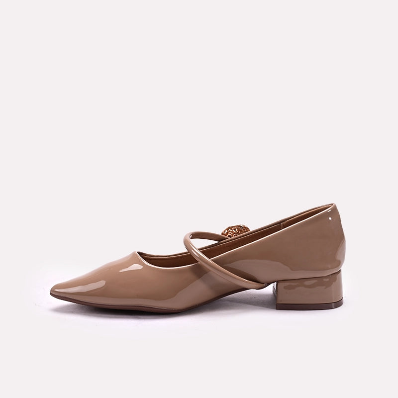 Fancy Court Shoes Fawn 0450152