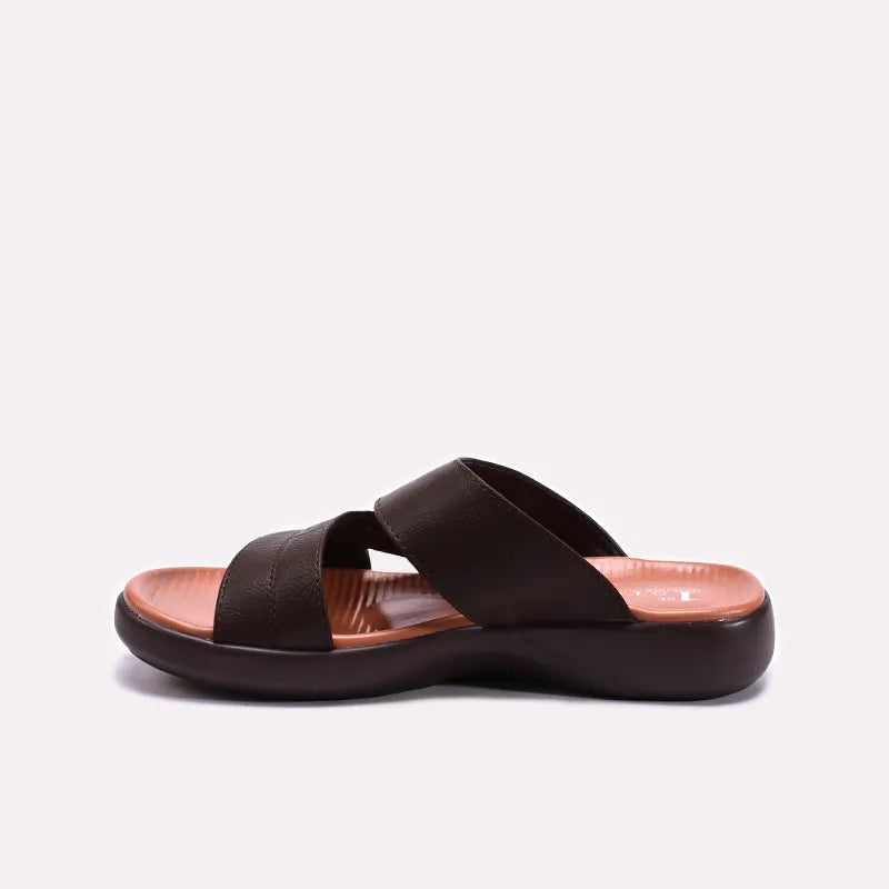 Brown Mens Casual Slippers 0151160