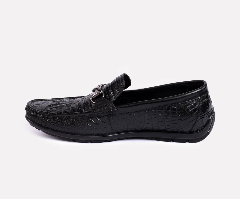 BLACK LOAFER SHOES 0130640