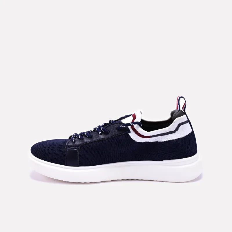 Blue Walking Sneakers For Men 0120546