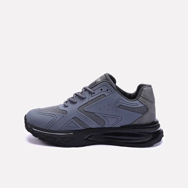 Gray Lace Up Sneakers 0120579