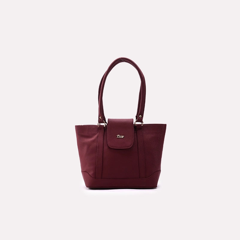 Casual Shoulder Bags Maroon 0331467