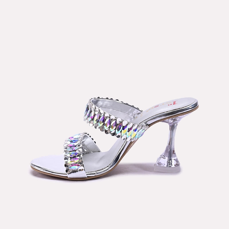Silver Bridal Slippers 0412748