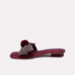 Fancy Slipper Maroon 0412656