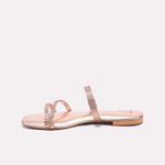Peach Fancy Flat Slippers 0412789