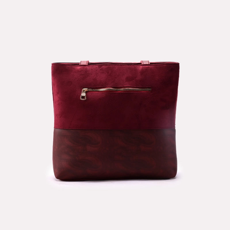 Casual Shoulder Bags Maroon 0331043