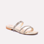 Gold Fancy Flat Slippers 0412789