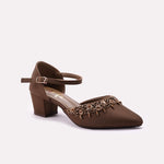 Bridal Court Shoes Brown 0450050