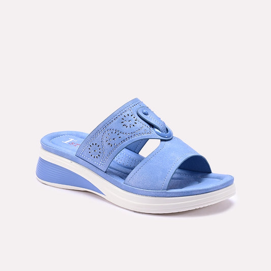 Blue Comfy Casual Slippers 0412260