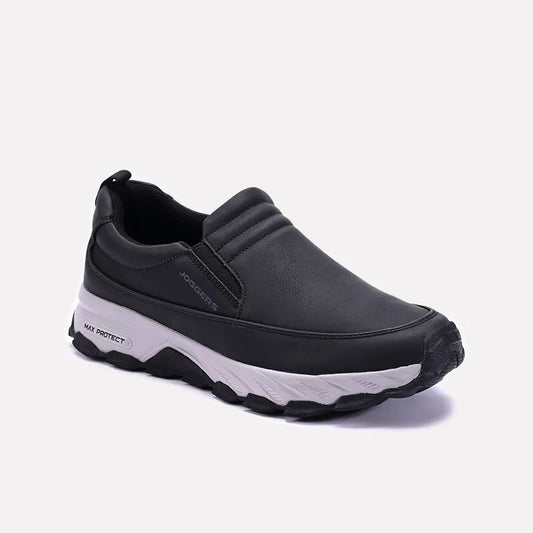 Black Slip On Joggers 0120573