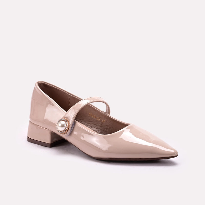 Fancy Court Shoes Fawn 0450155